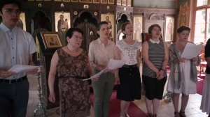 Видеозапись: Хор мирян нашего Центра исполняет по-французски Херувимскую песнь