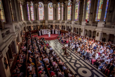 Совместный концерт с католическими семинаристами в семинарии Сен-Сюльпис в Исси-ле-Мулино