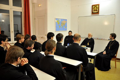 Парижскую православную семинарию посетил председатель Учебного комитета