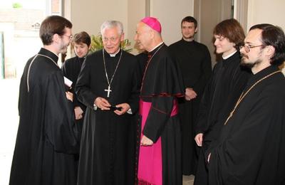 Семинарию посетили Версальский епископ и епископ г. Эври