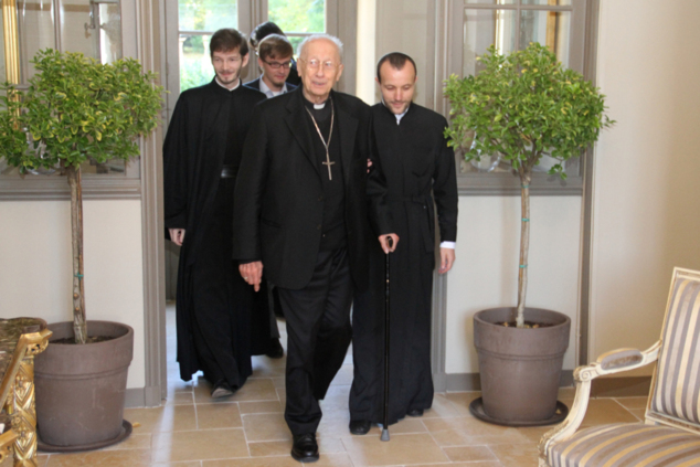 Семинарию посетил кардинал Роже Этчегарай