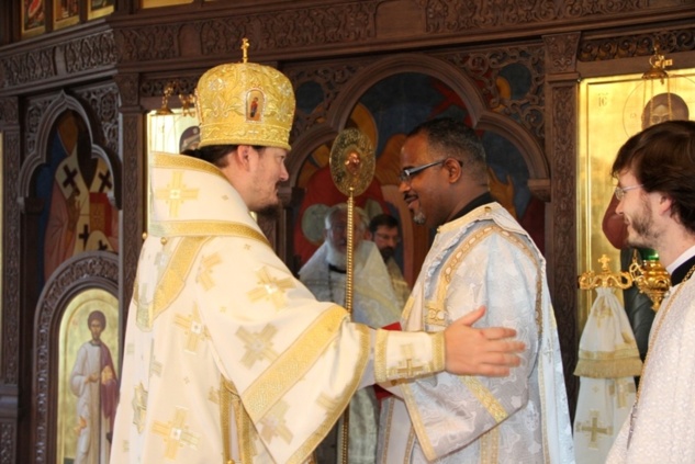 Епископ Корсунский Нестор совершил Божественную литургию и диаконскую хиротонию в семинарии