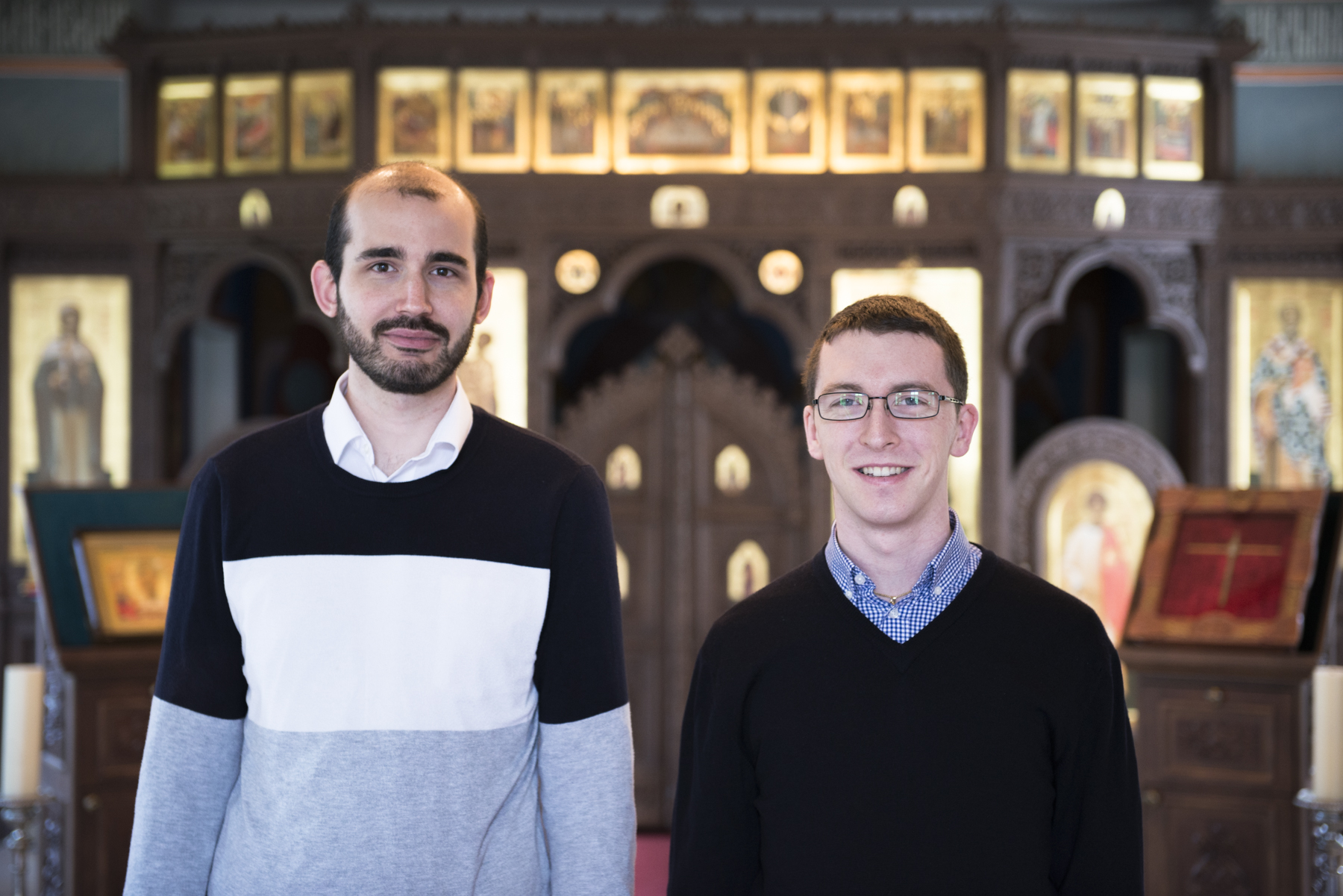Два учащихся католической семинарии провели неделю в нашем Центре