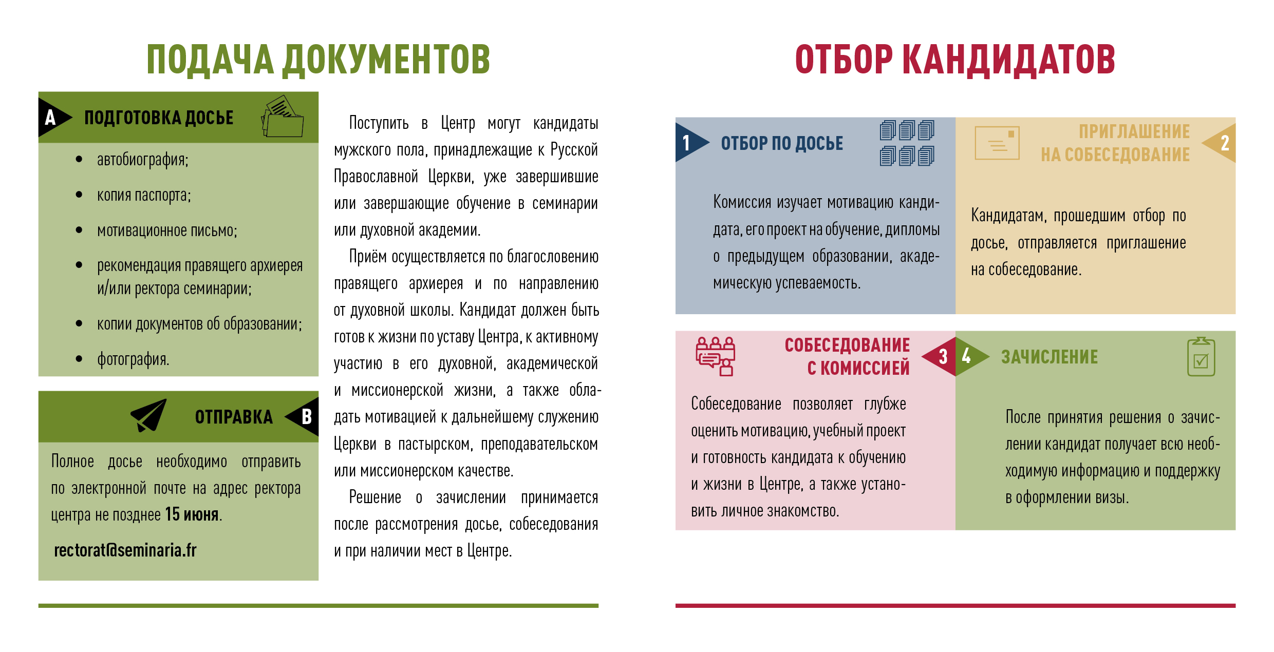 Духовно-образовательный центр проводит набор студентов на 2025–2026 учебный год