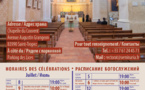 Расписание богослужений в Сен-Тропе летом 2017 года