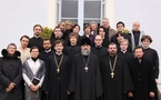 Архиепископ Иннокентий совершил в семинарии новогодний молебен