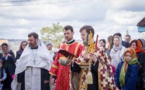 В день Пасхи в русском храме в Шампань-сюр-Сен было совершено праздничное богослужение