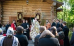 В четверг Светлой Седмицы литургию и крестный ход в семинарии возглавил епископ Нестор